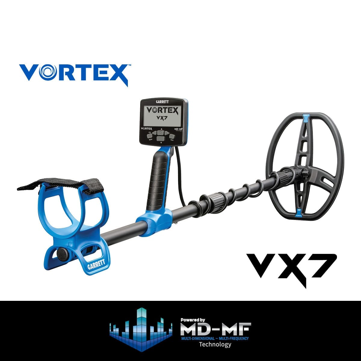 İstanbul Garrett Vortex VX7 Dedektör - Katlanabilir gövde, taşıma ve araç içinde saklama tarafında Vortex ailesinin pratik avantajıdır.